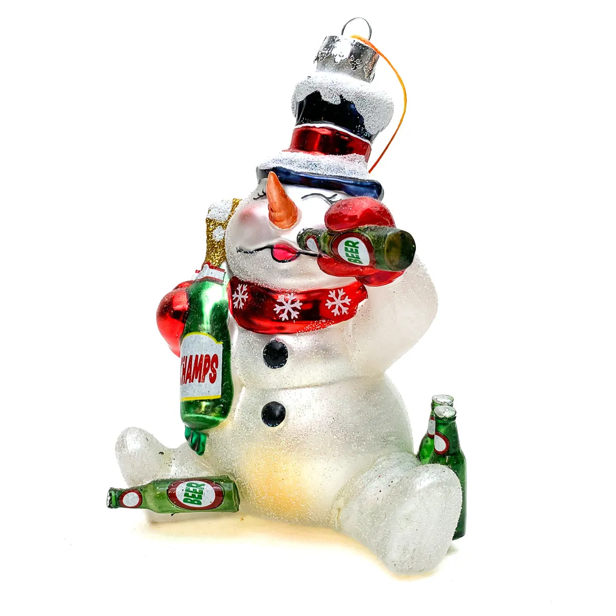 Frosty on a Binge Ornament