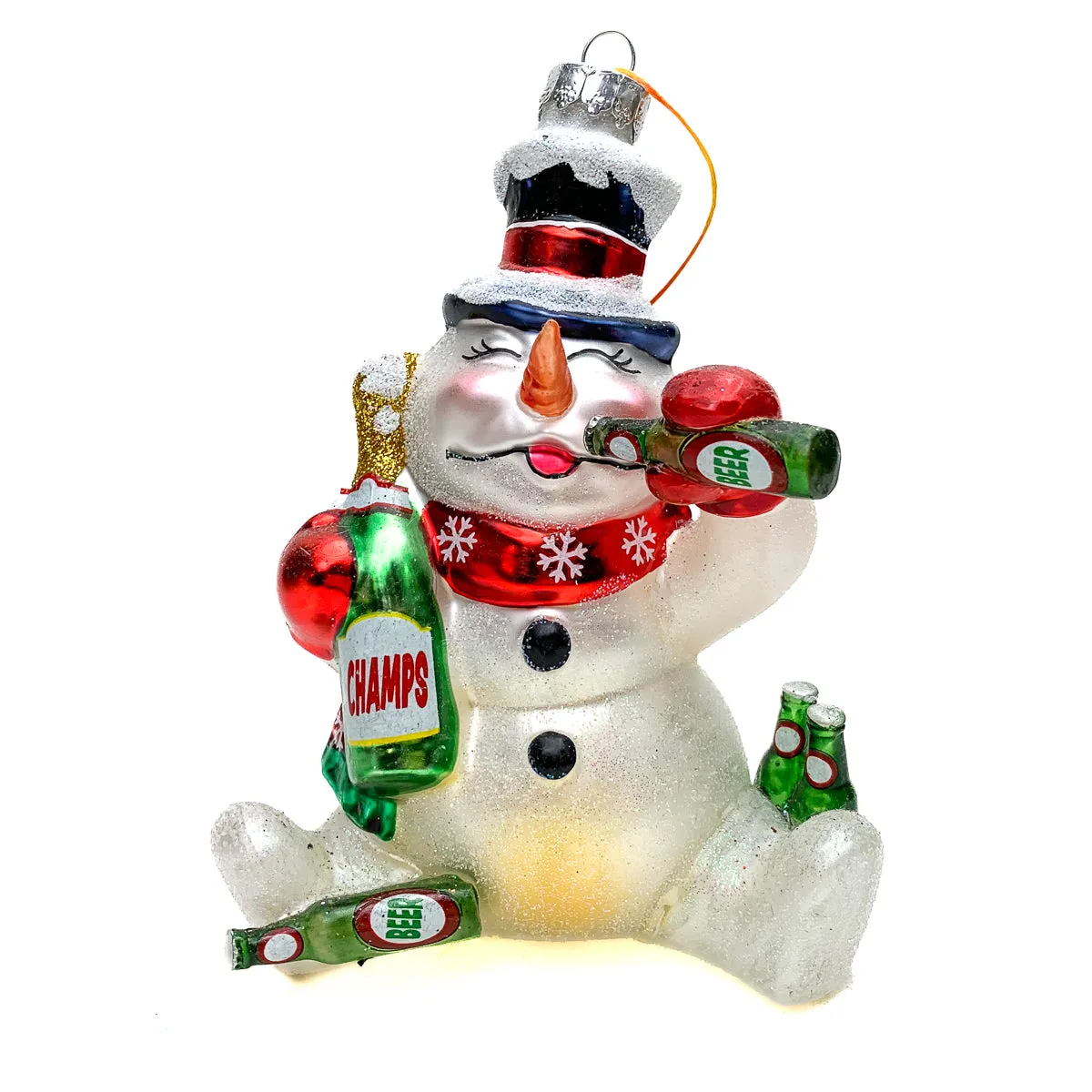 Frosty on a Binge Ornament