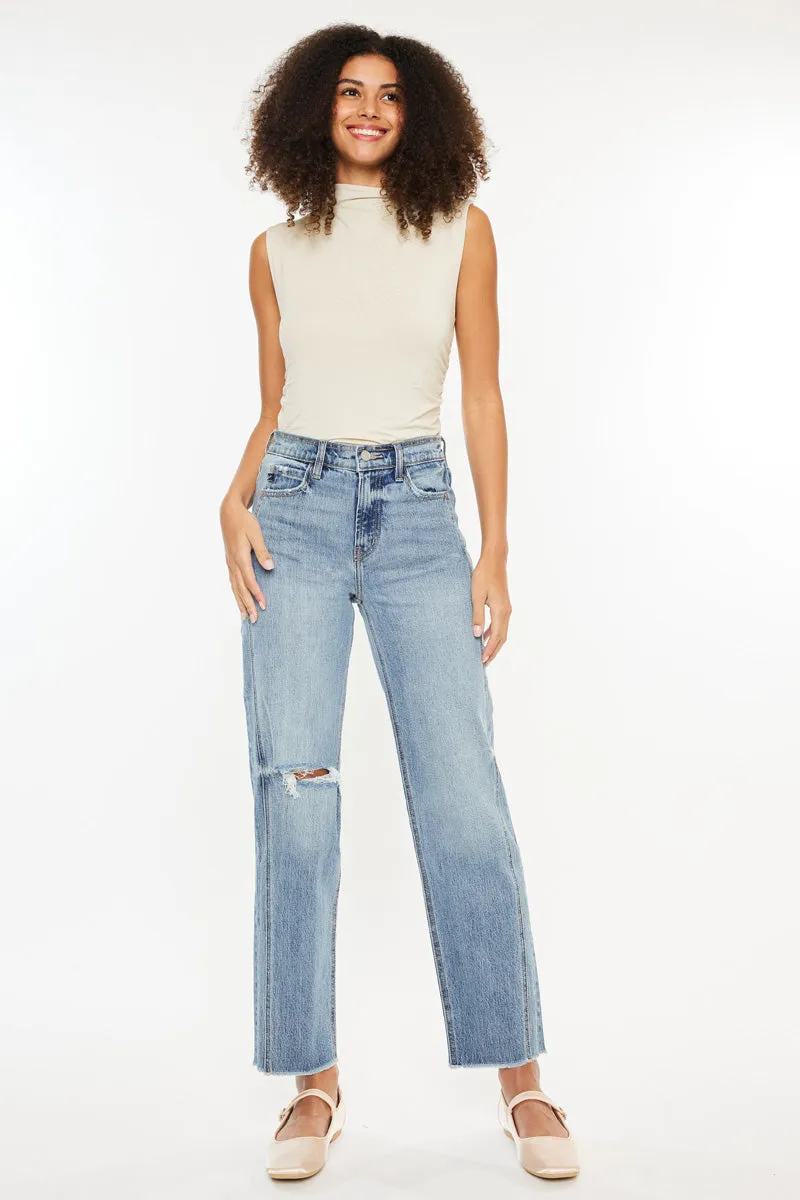 Georgiana Ultra High Rise 90's Boyfriend Fit Jeans