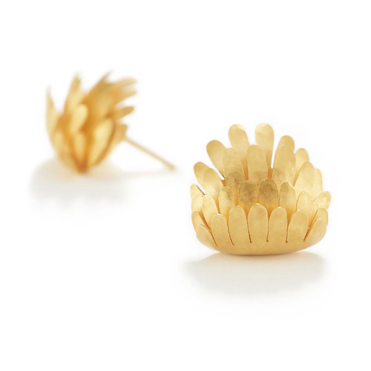 Golden Frills Earrings