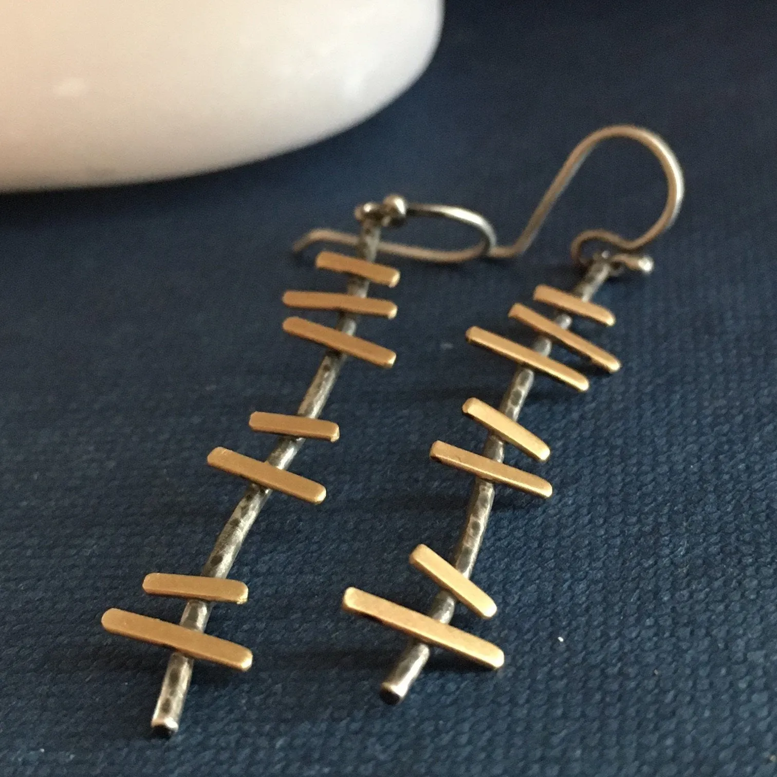 Golden Ladder Earrings