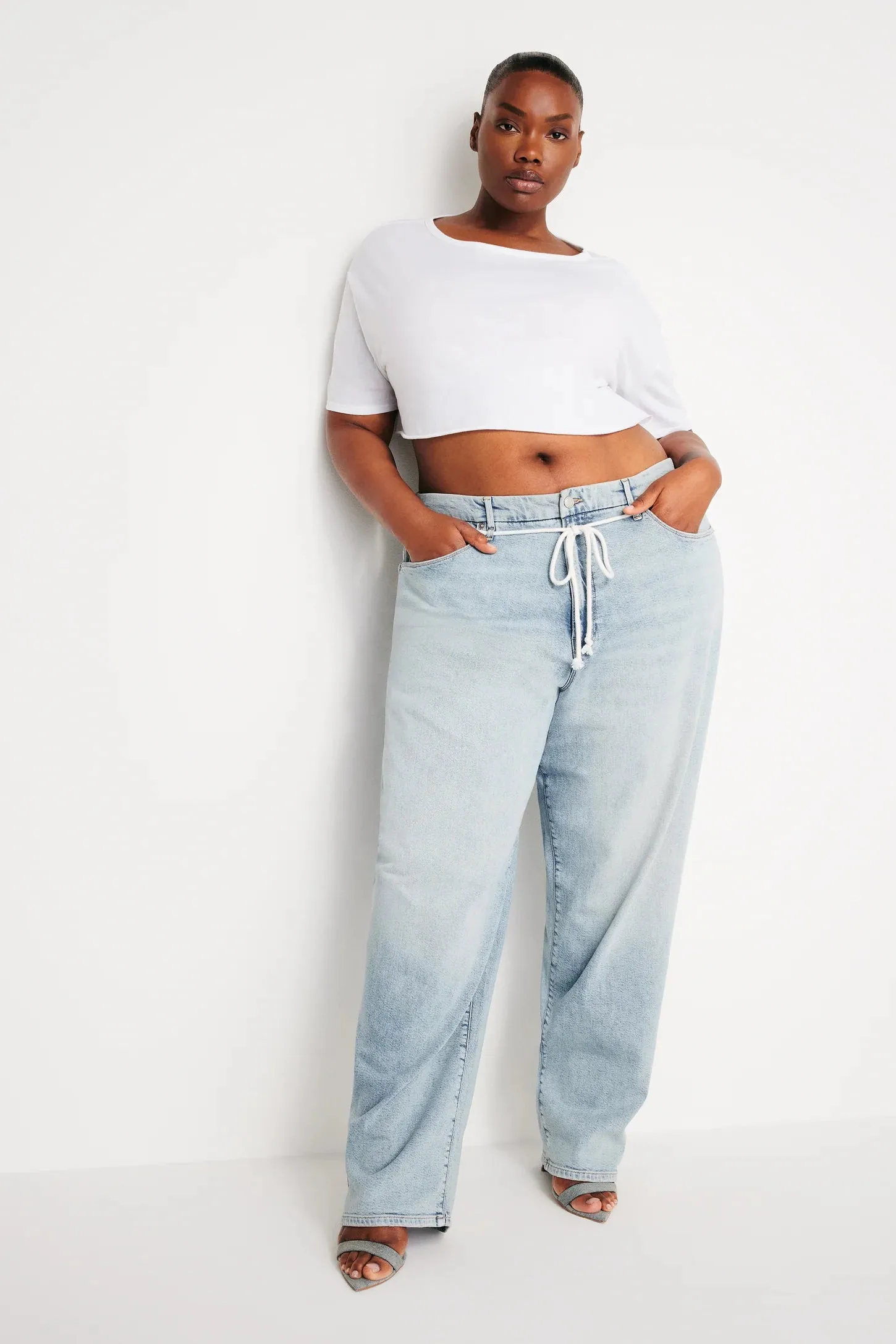 Good American GOOD ’90s LOOSE JEANS Indigo666