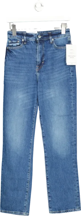 H&M Blue Vintage Mom Fit Ultra High Ankle Jeans BNWT UK 6