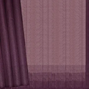 Handwoven Lilac Kanjivaram Silk Saree - 2134T010559DSC