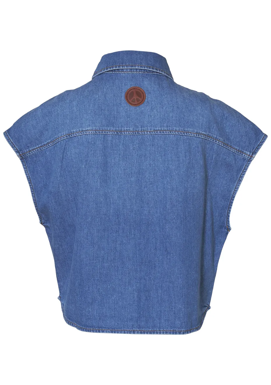 Hearts Pocket Chambray Shirt