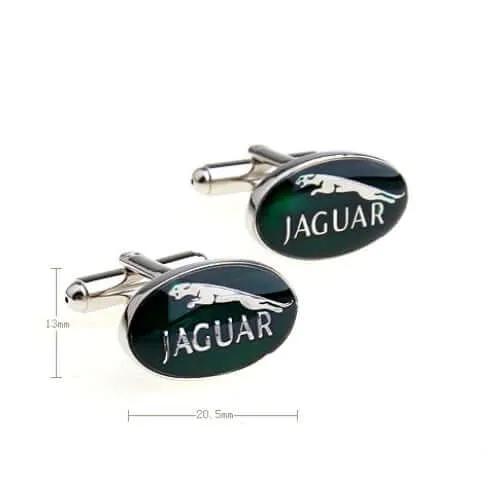 Jaguar Logo Men's Swank Cufflinks