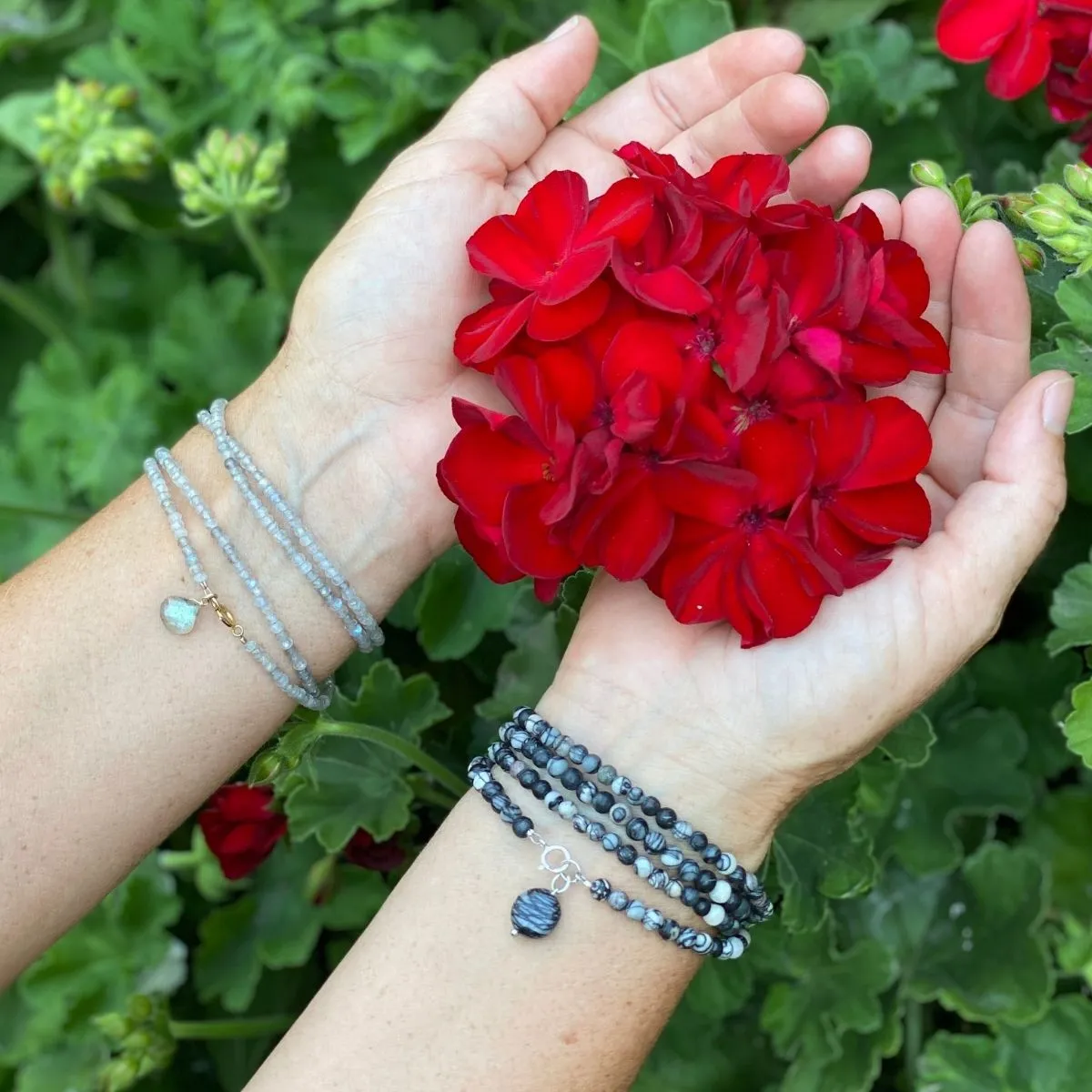 Jasper Wrap Bracelet against Negativity