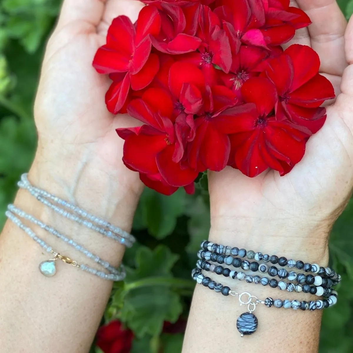 Jasper Wrap Bracelet against Negativity