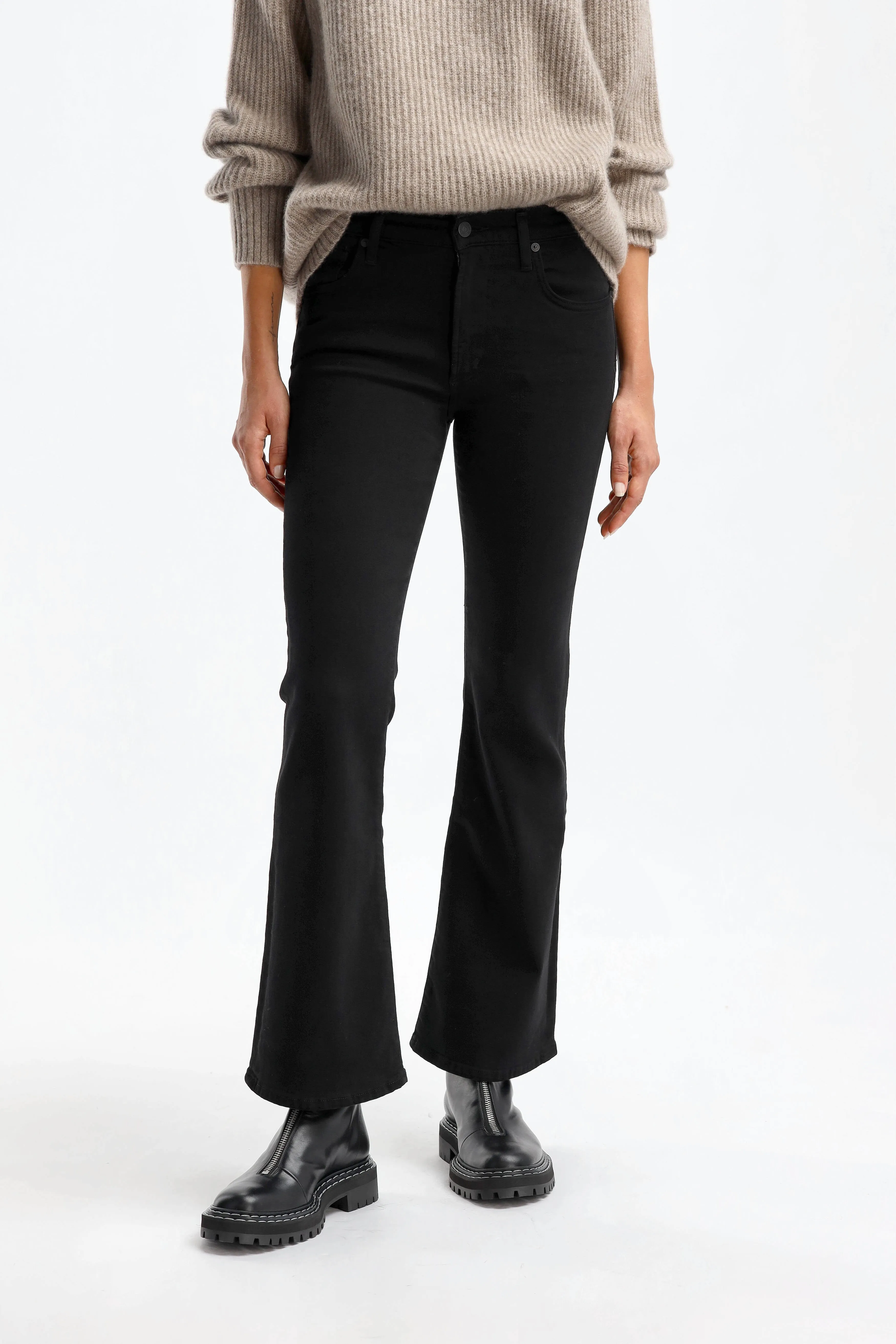 Jeans Emannuele Low Rise in Schwarz