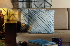 Kaisori Indigo Cushion cover - Stripes design