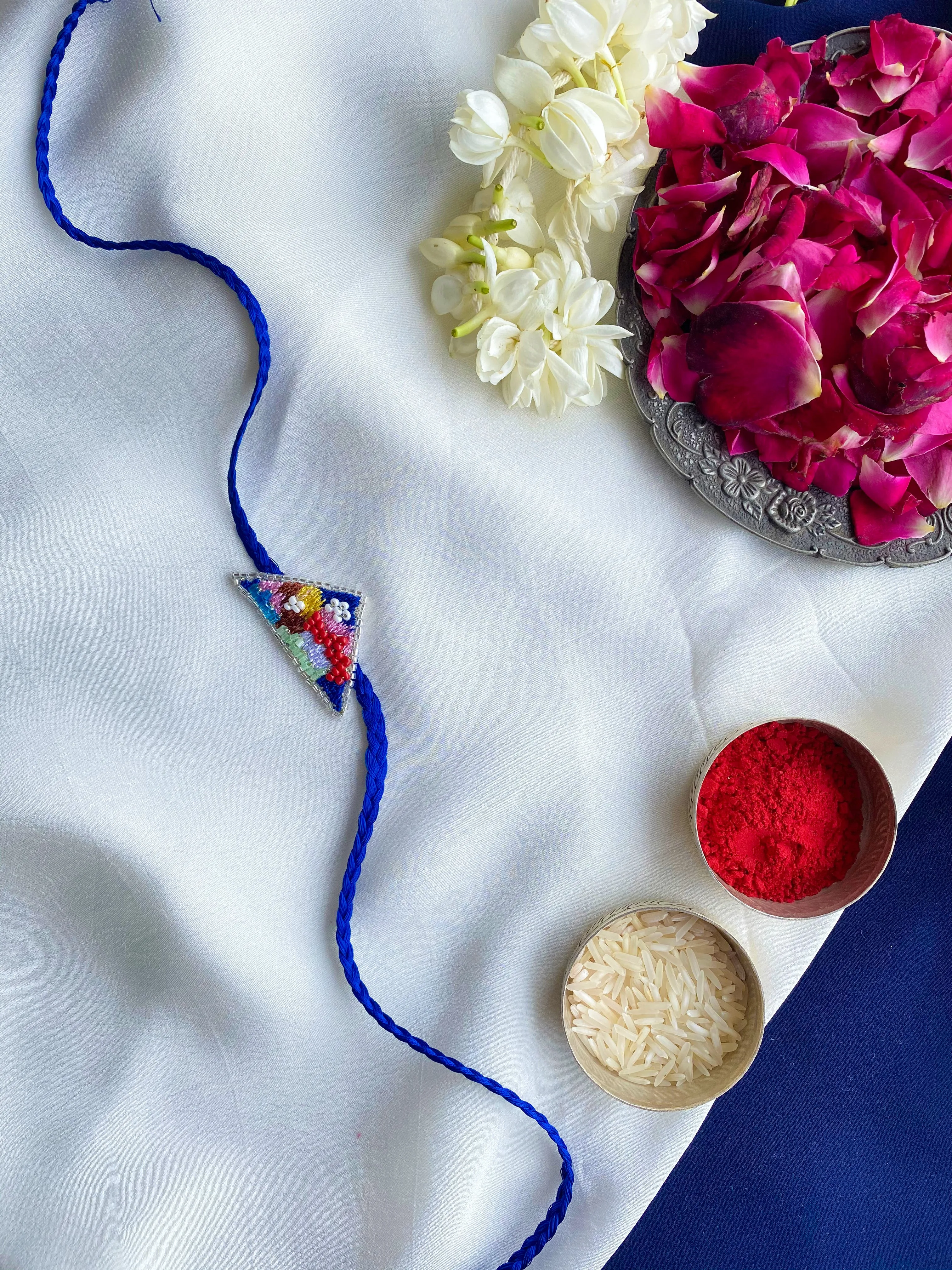 Kaleidoscope Embroidered Rakhi