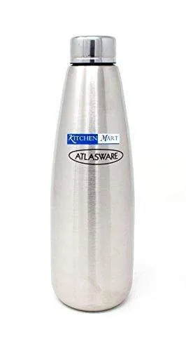 Kitchen Mart Atlasware Stainless Steel Water Bottle, 1000ML