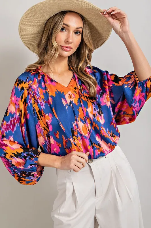 KOHEN FLORAL BLOUSE [ONLINE EXCLUSIVE]