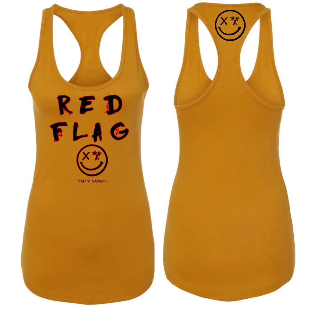 Ladies "RED FLAG" Racerback Tank