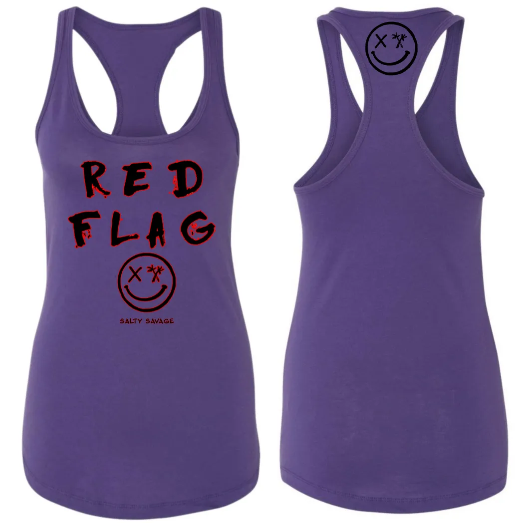 Ladies "RED FLAG" Racerback Tank