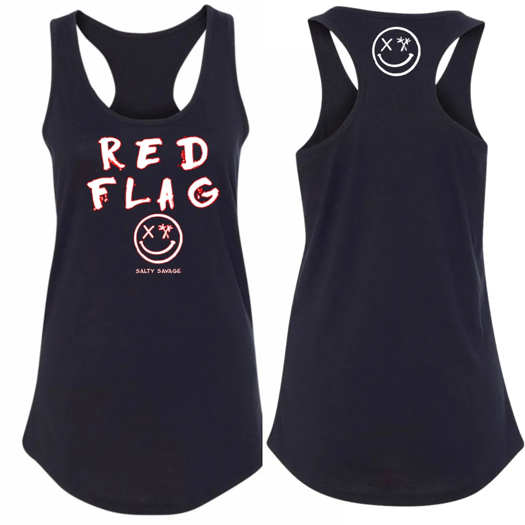 Ladies "RED FLAG" Racerback Tank