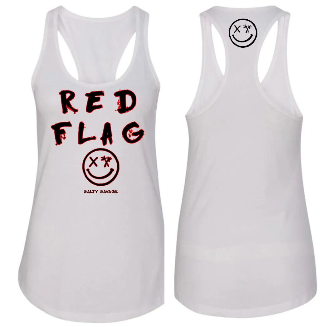 Ladies "RED FLAG" Racerback Tank