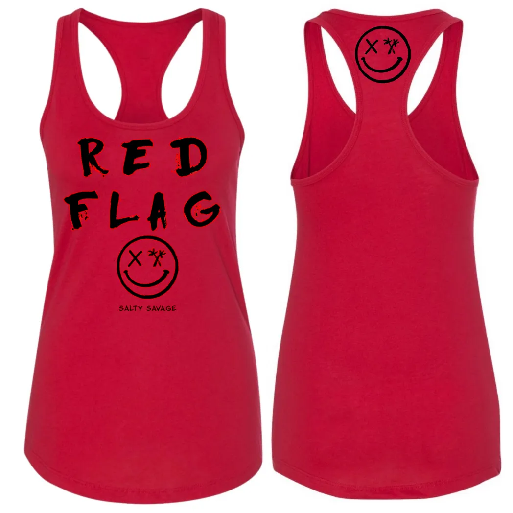 Ladies "RED FLAG" Racerback Tank