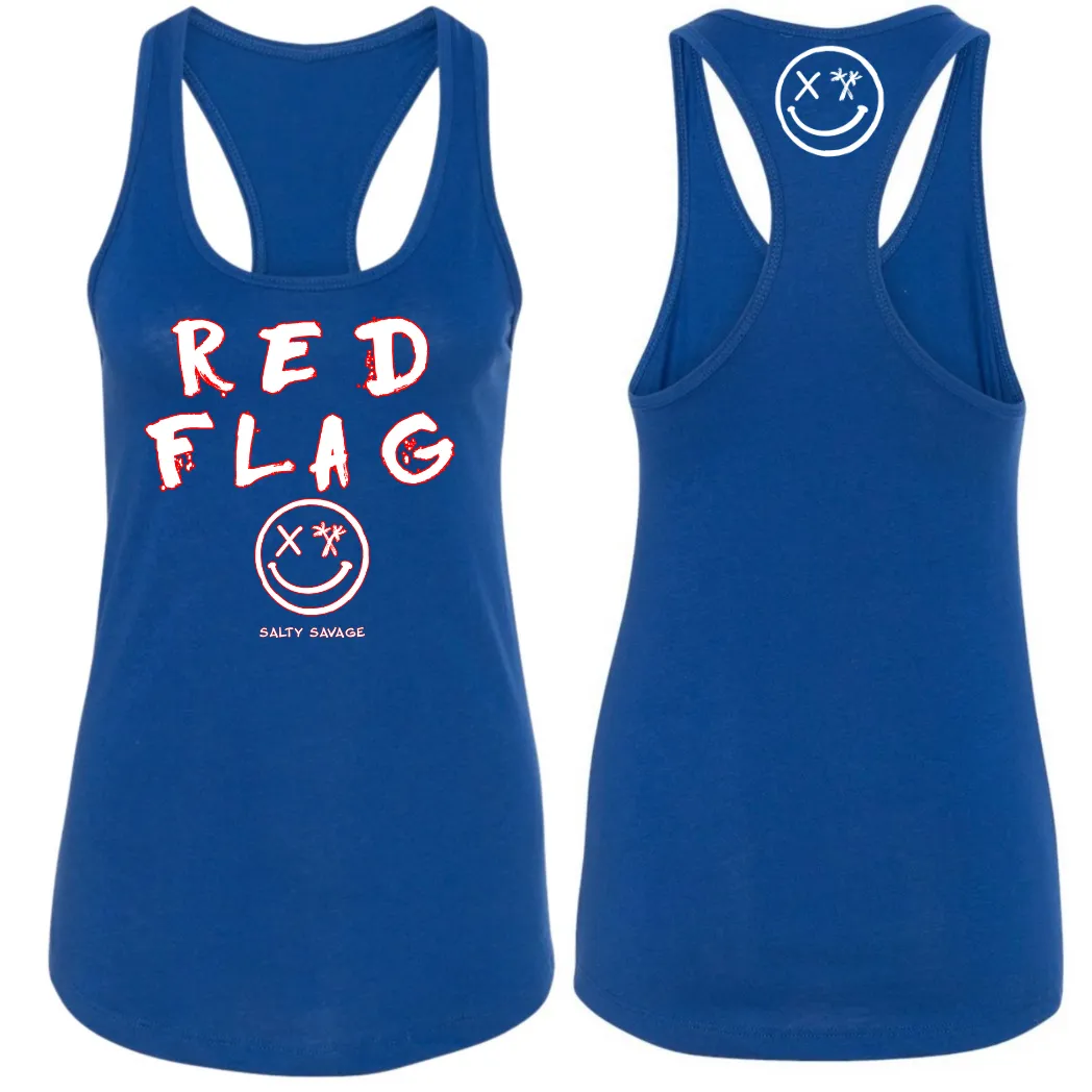 Ladies "RED FLAG" Racerback Tank