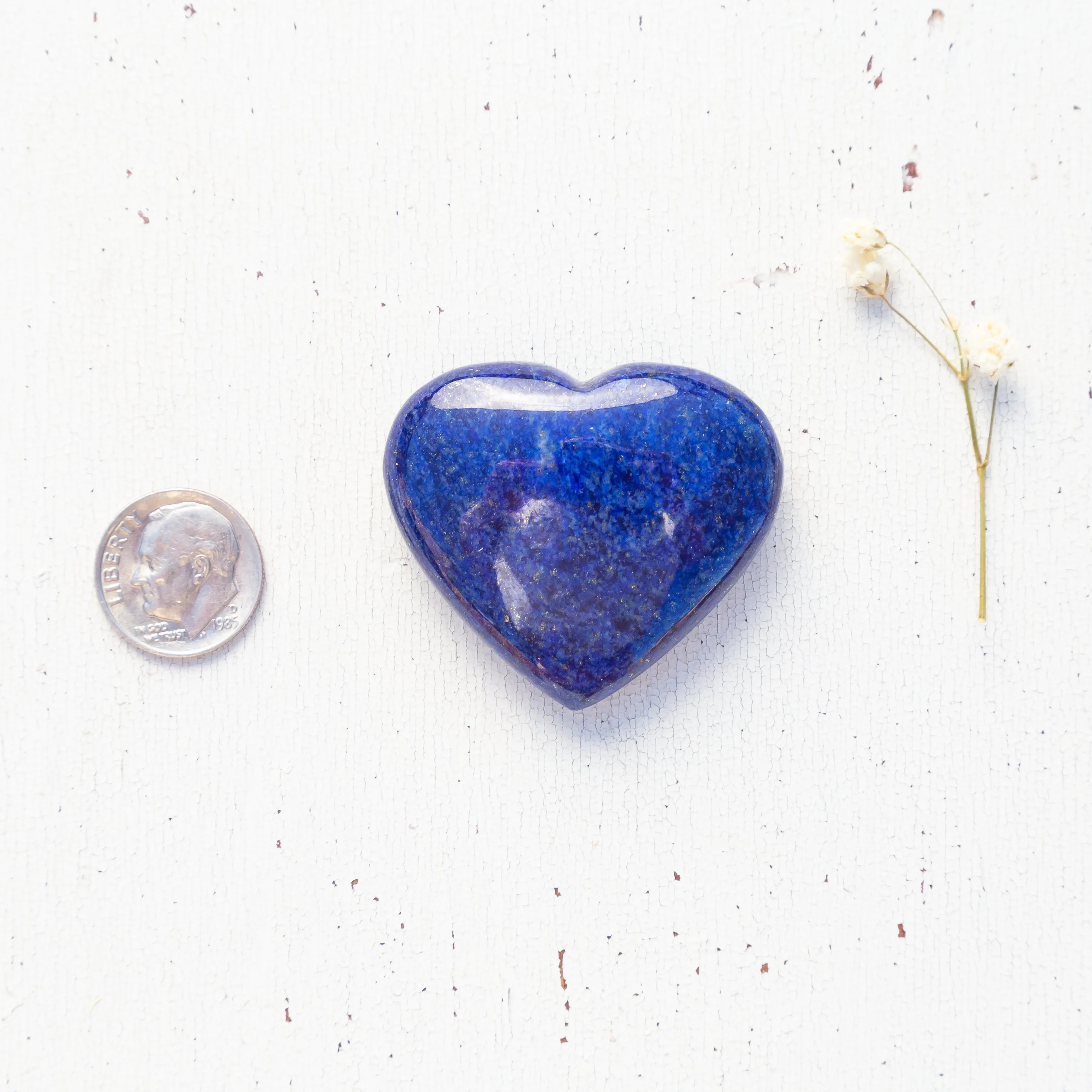 Lapis Lazuli - Polished Heart, AA Grade