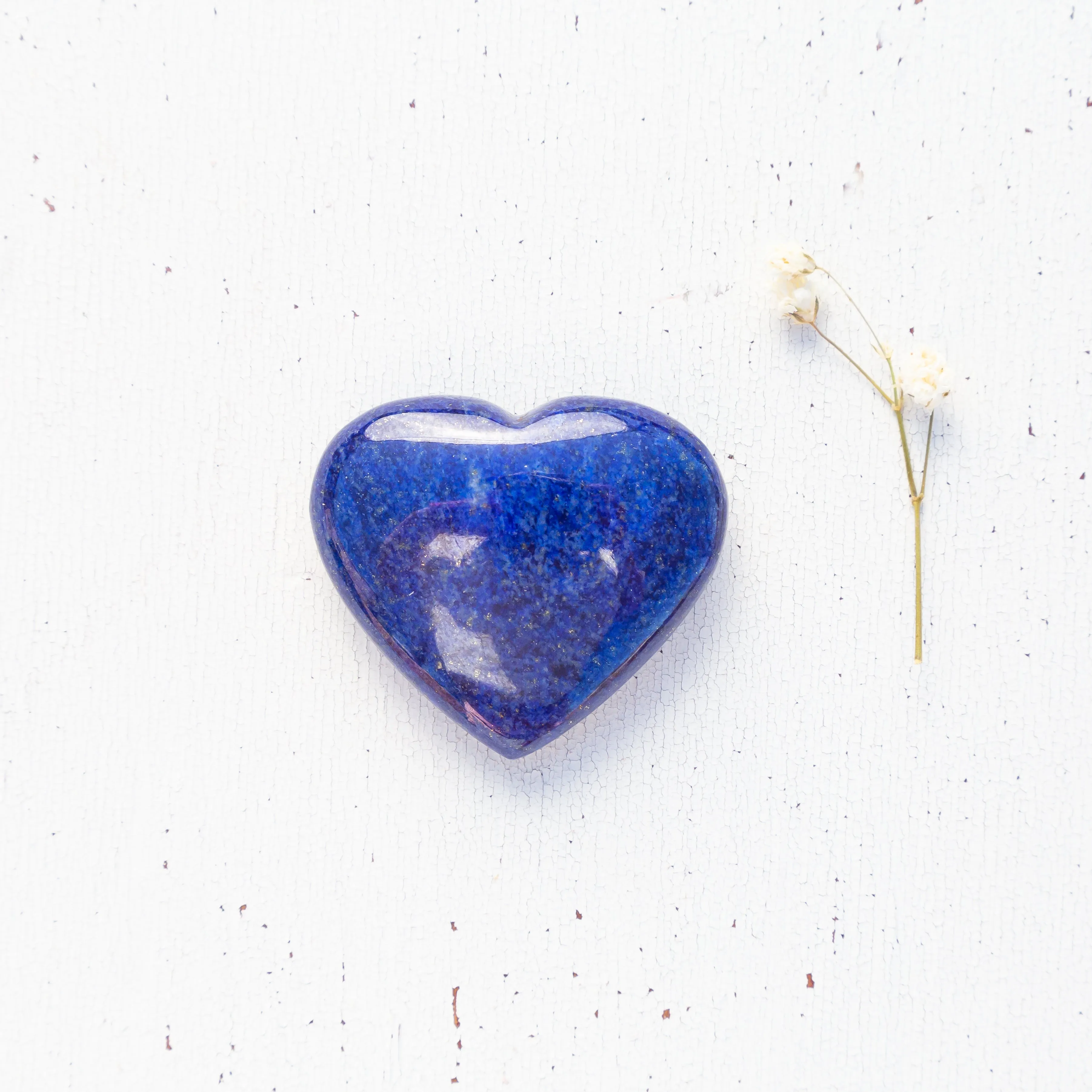 Lapis Lazuli - Polished Heart, AA Grade