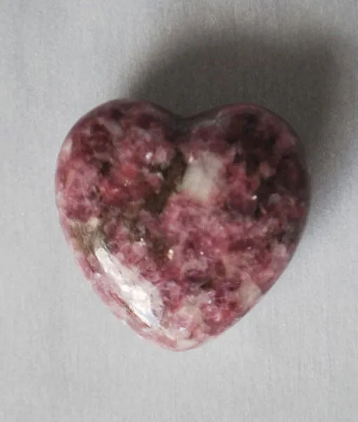 Lepidolite Heart Stone