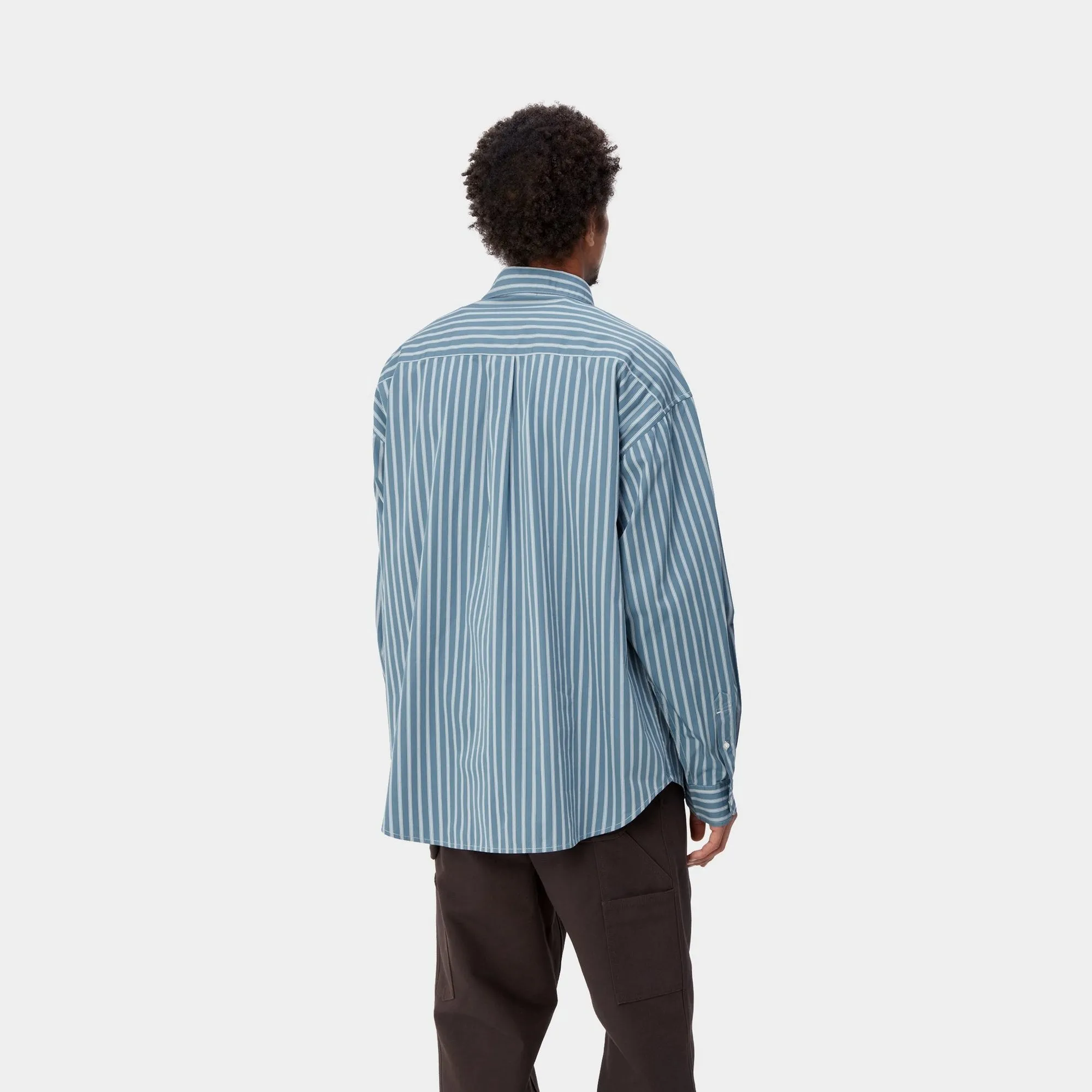 Ligety Stripe Shirt | Vancouver Blue / Wax