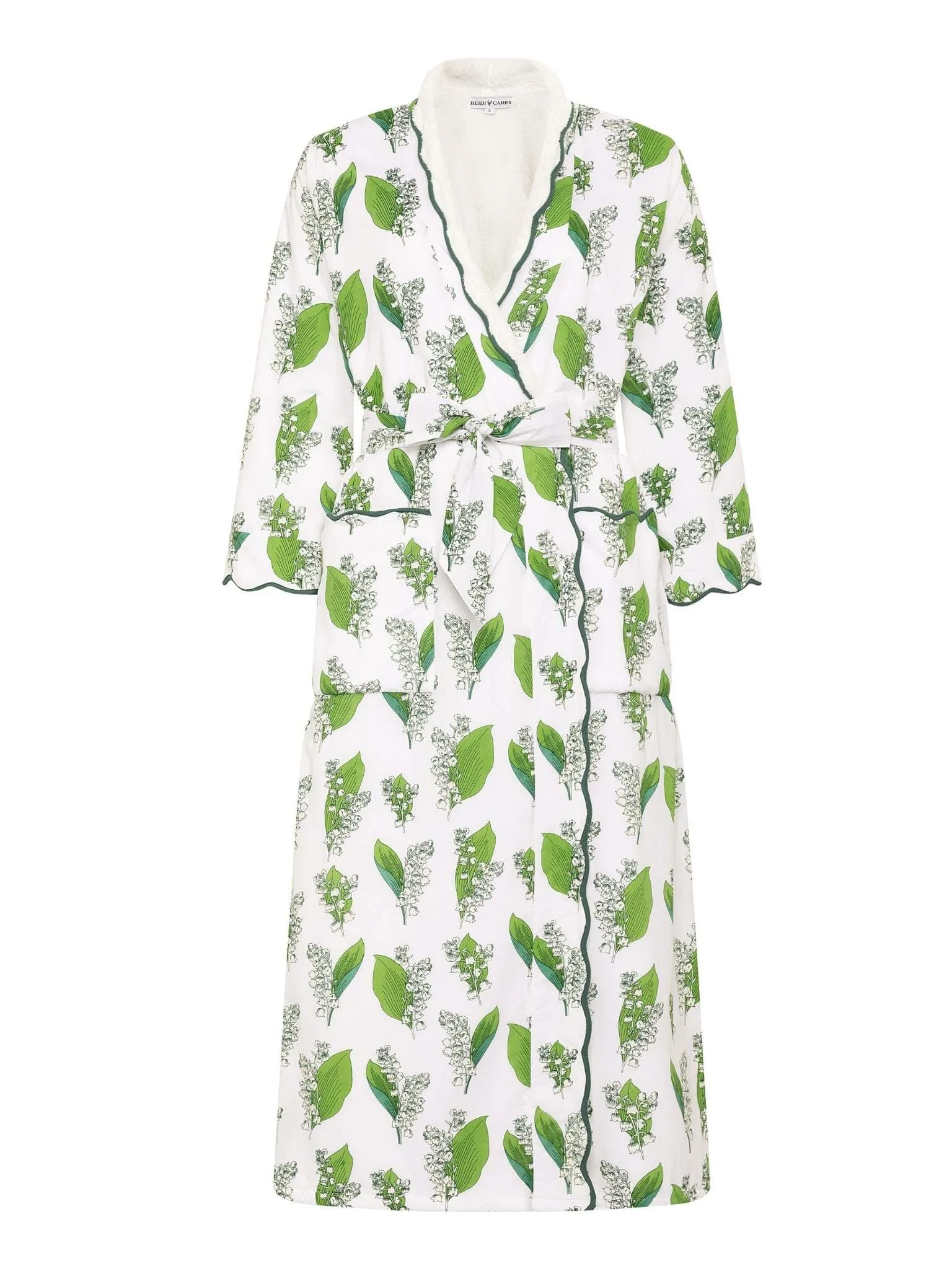 Lily-of-the-valley Fleece Lined Classic Robe