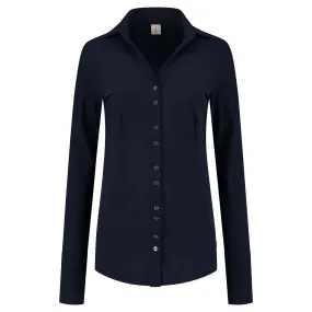 Longlady Z Blouse Travel Donkerblauw