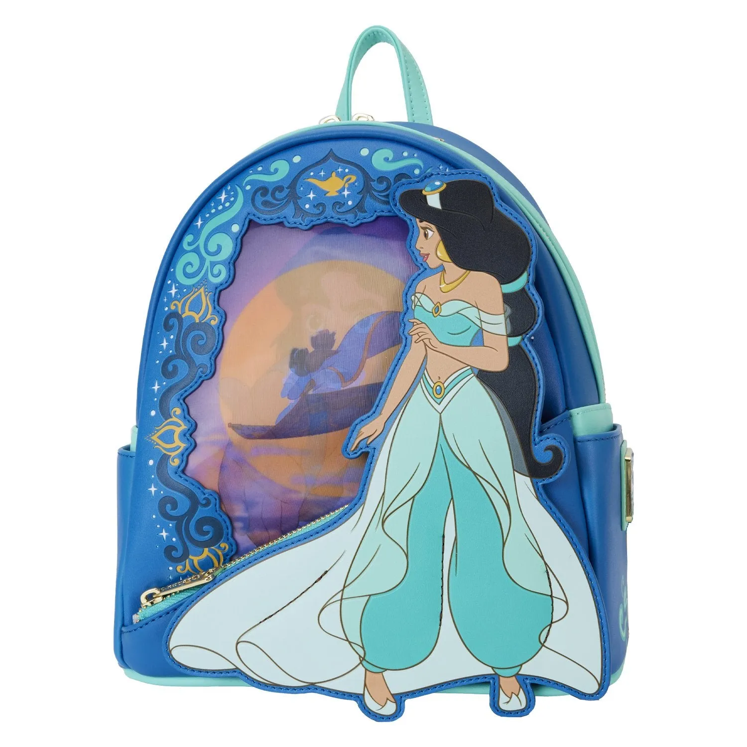 Loungefly Disney Aladdin Princess Jasmine Lenticular Mini Backpack - Preorder