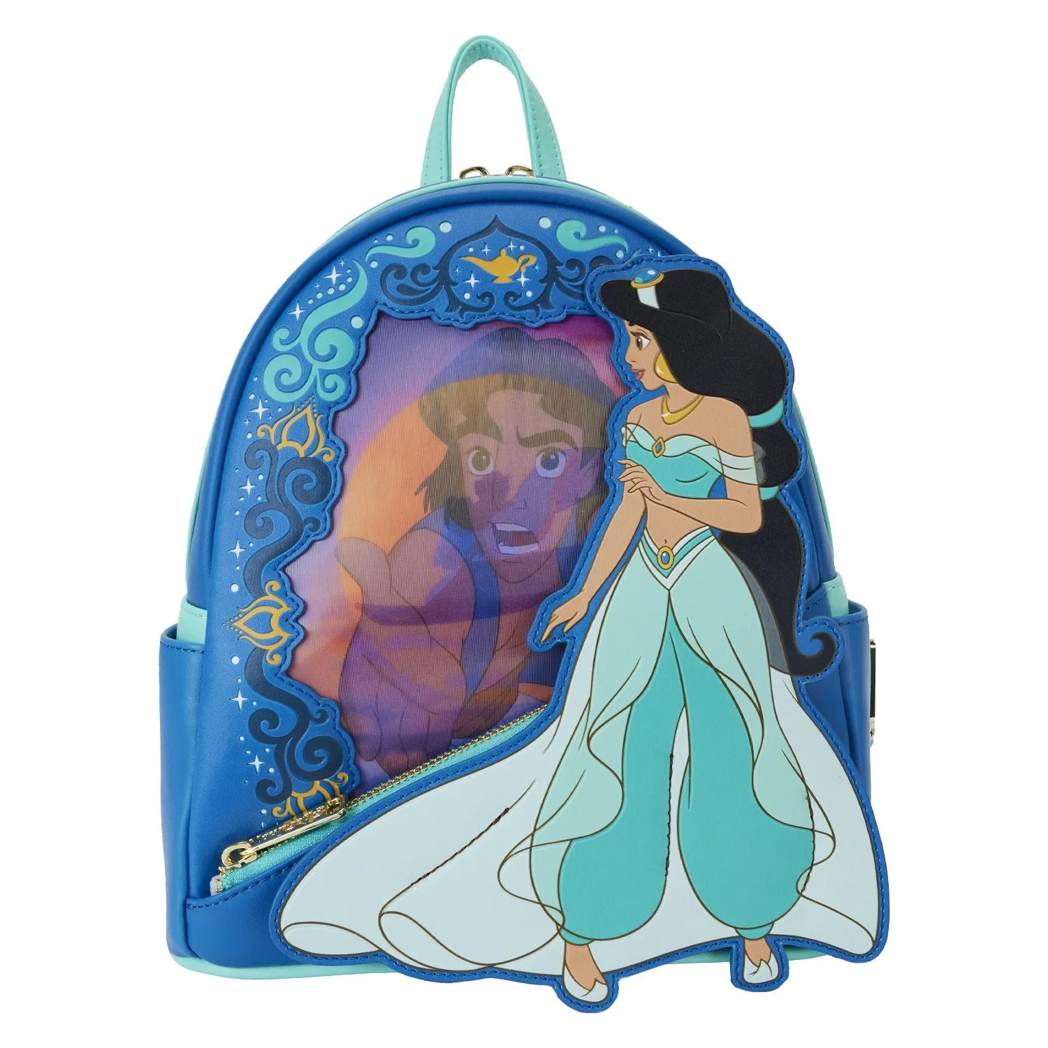 Loungefly Disney Aladdin Princess Jasmine Lenticular Mini Backpack - Preorder