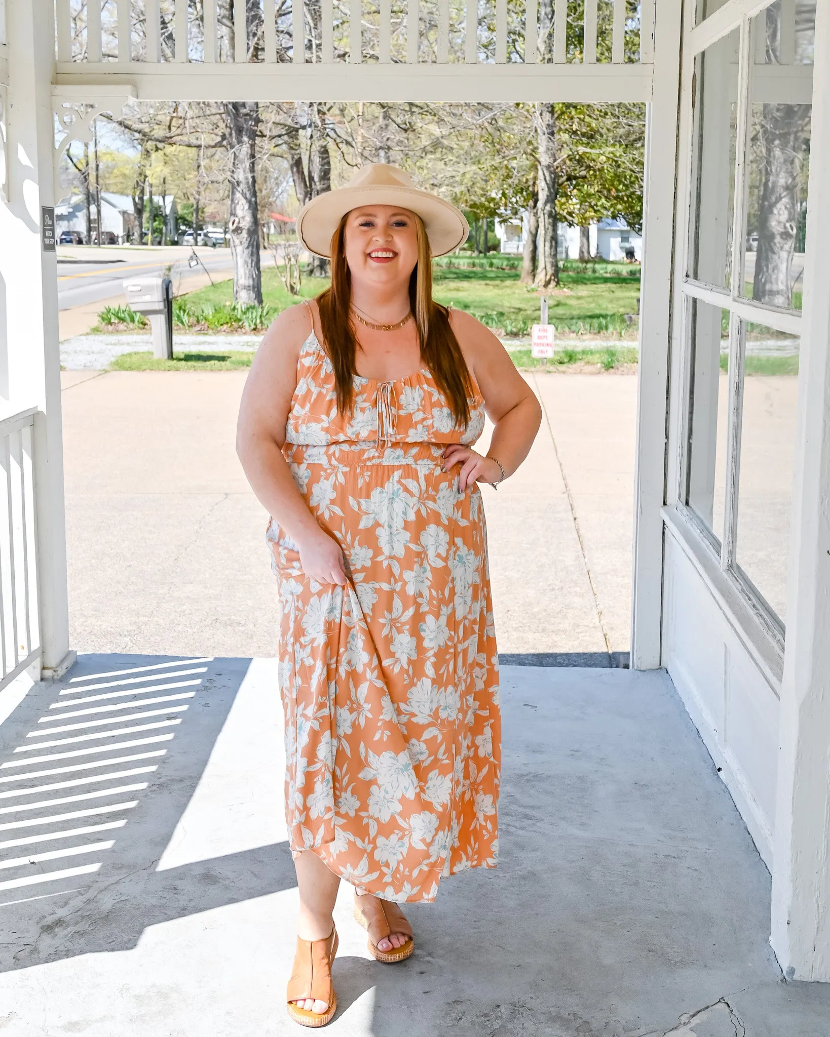 Make My Day Floral Midi Dress