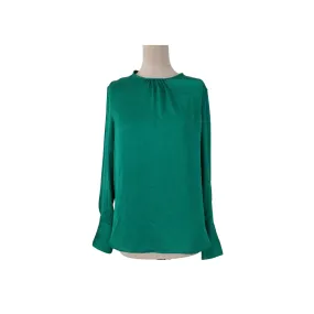 Mango Emerald Green Satin Blouse | Pre Loved |