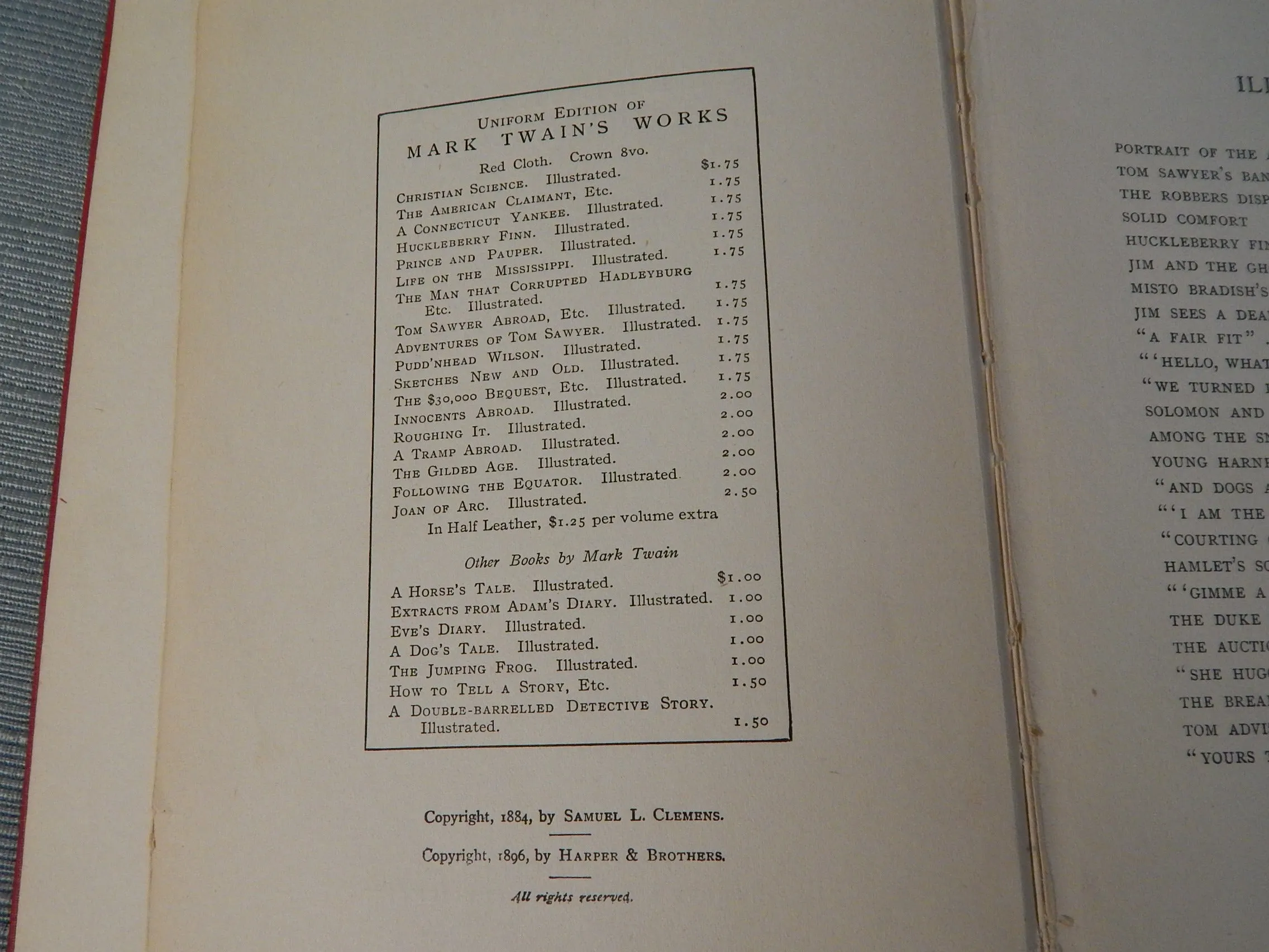 Mark Twain's Works - Lot of 18 Volumes, c. 1900s