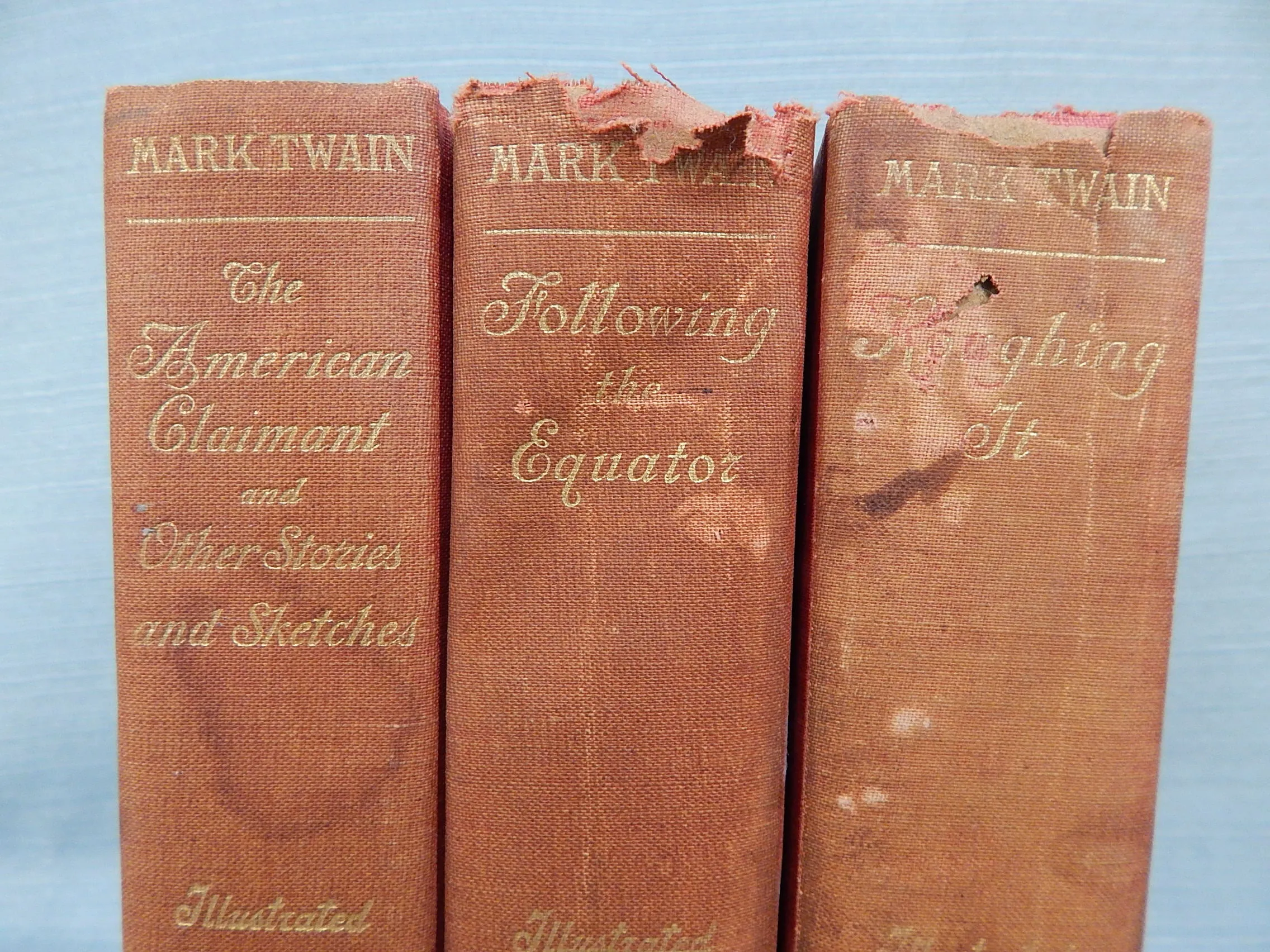 Mark Twain's Works - Lot of 18 Volumes, c. 1900s