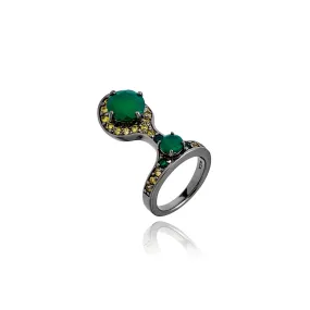 MCL Design Dual Stone Stacking Ring