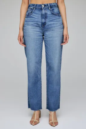 Moussy EVELYN CROPPED STRAIGHT-HI