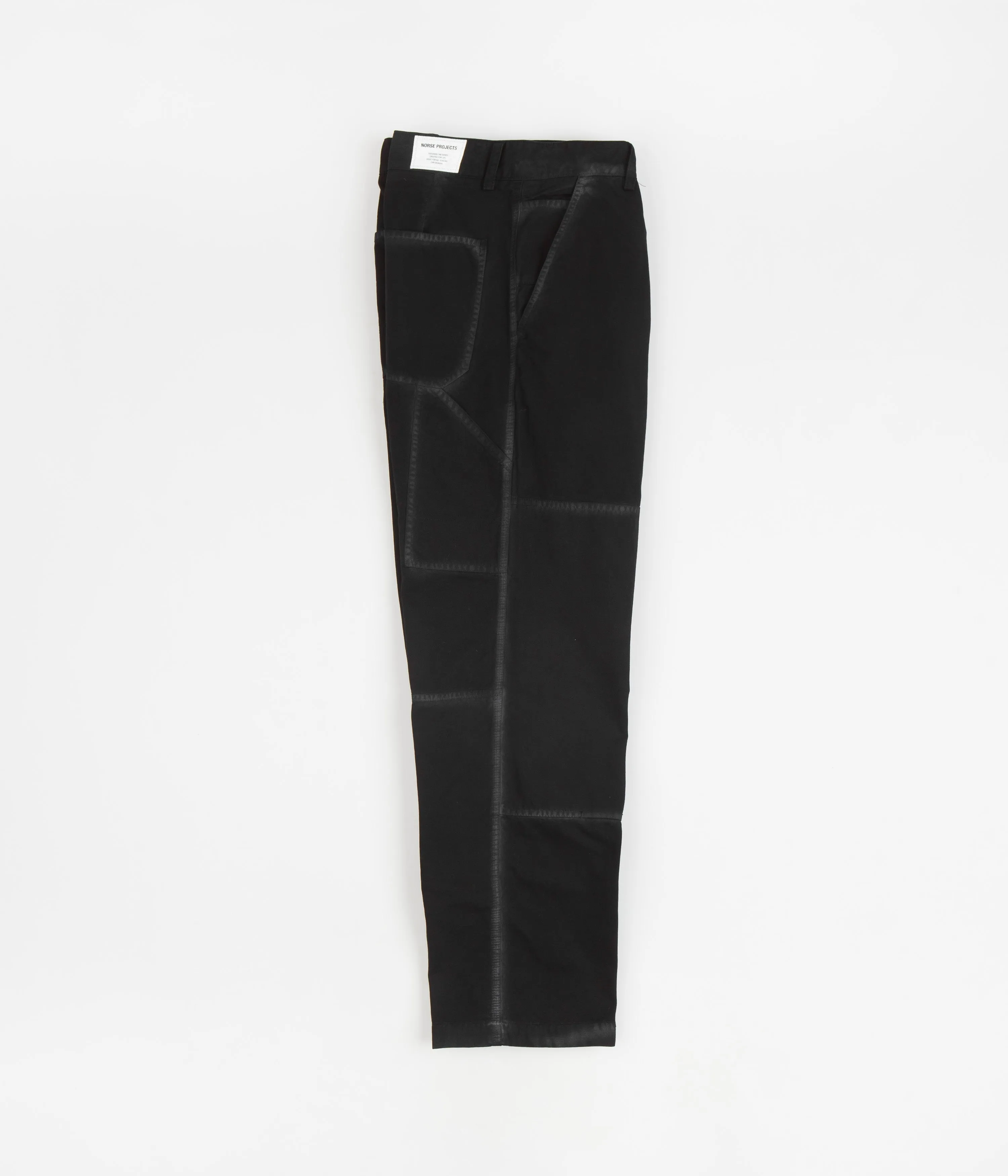 Norse Projects Lukas Tab Series Canvas Pants - Black