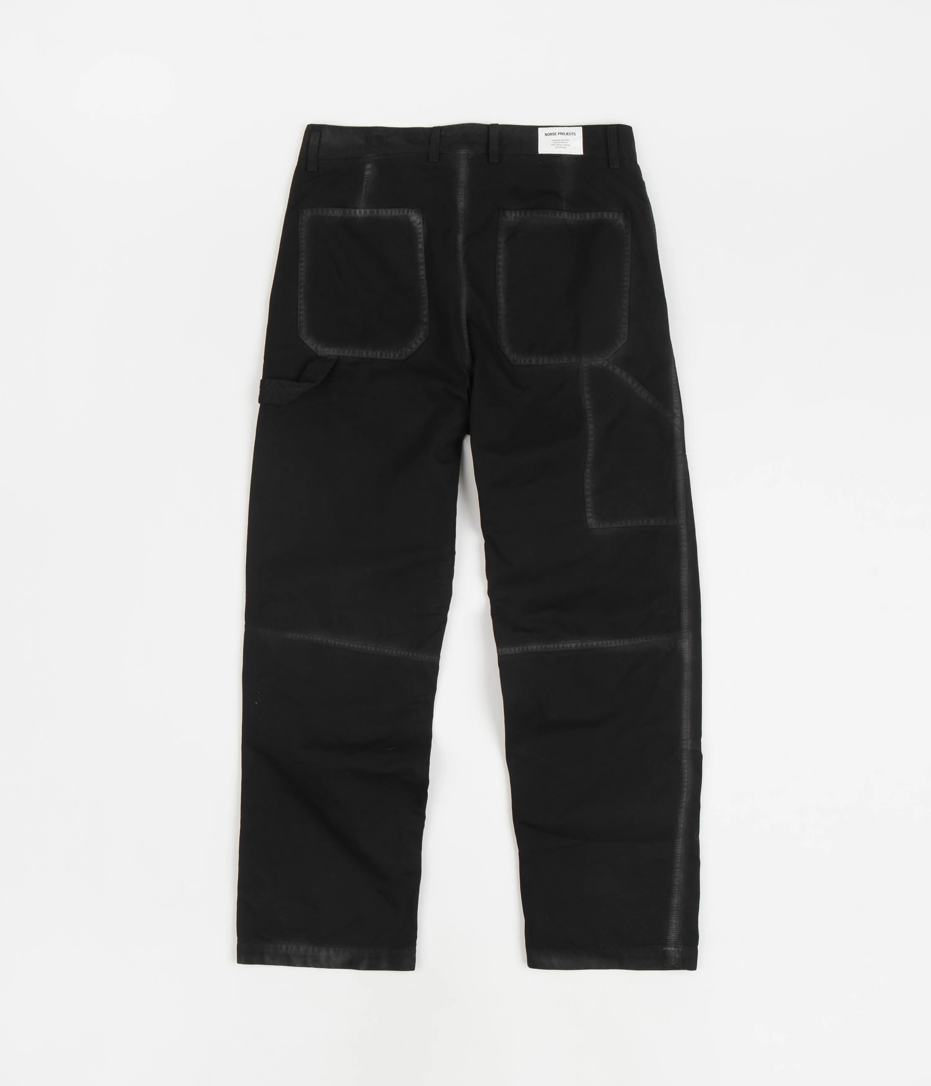 Norse Projects Lukas Tab Series Canvas Pants - Black