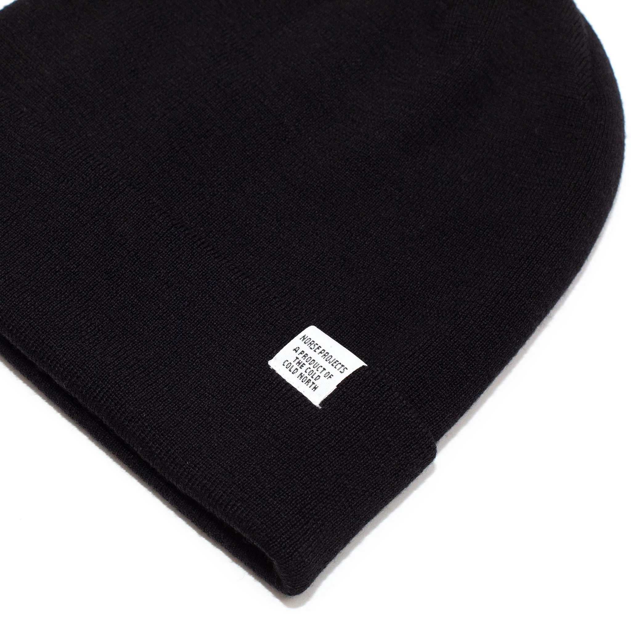 Norse Projects Norse Top Beanie Black