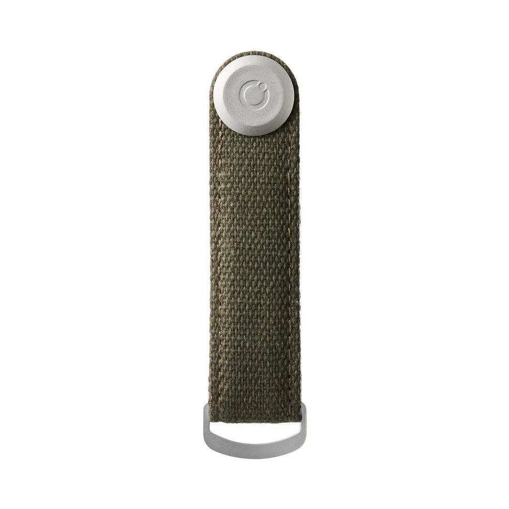 OrbitKey 2 Canvas - Olive with Olive Stitching