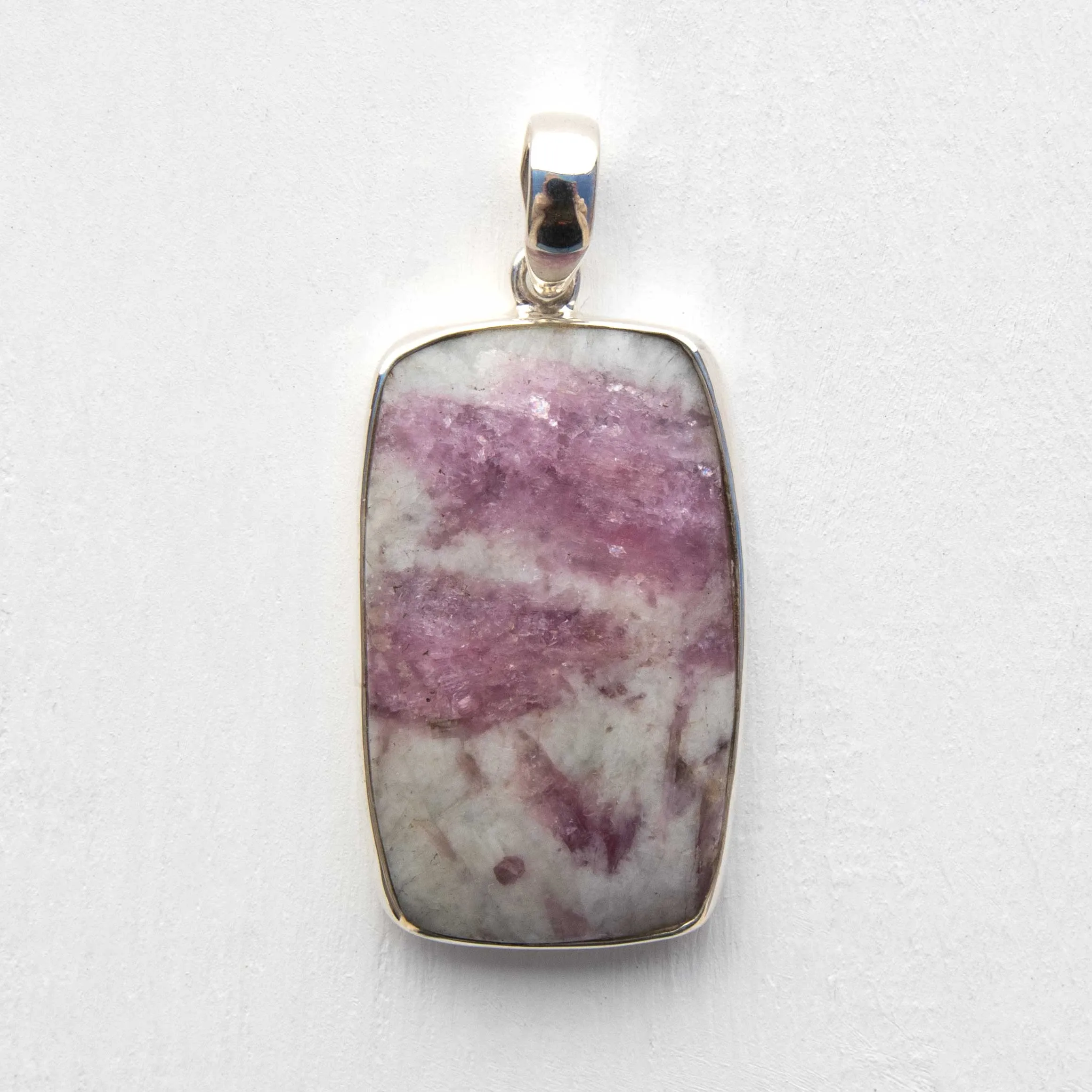 Pink Tourmaline - Pendant, Sterling Silver