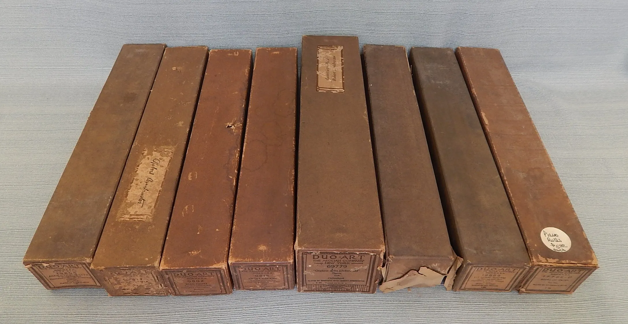 Player Piano Rolls - Lot of 8