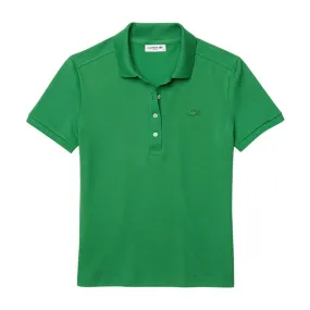 Polo Donna Lacoste Slim Fit Verde Mela