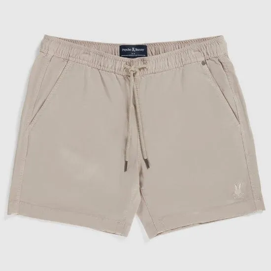 Psycho Bunny Willis Stretch Tencel Short (Sandstone) B6R239Y1WB