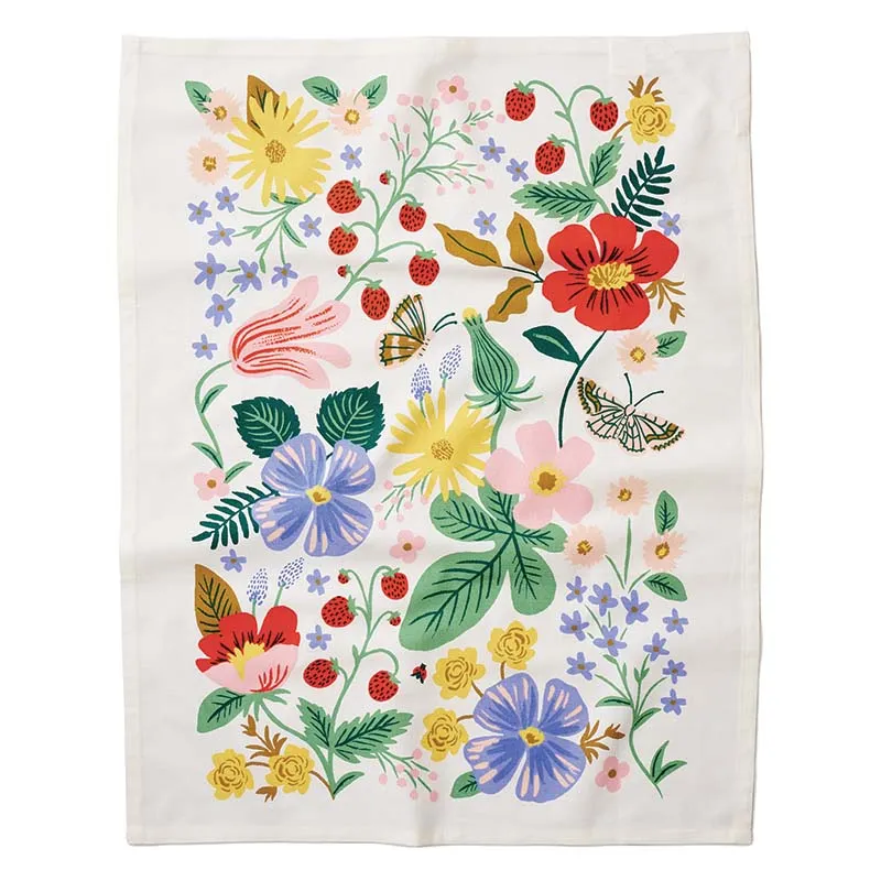 RIFLE PAPER CO. | Strawberry Fields Tea Towel