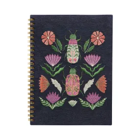 Ring Bound Embroidered Notebook