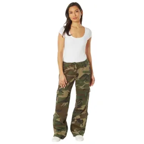 Rothco Womens Camo Vintage Paratrooper Cargo Pants