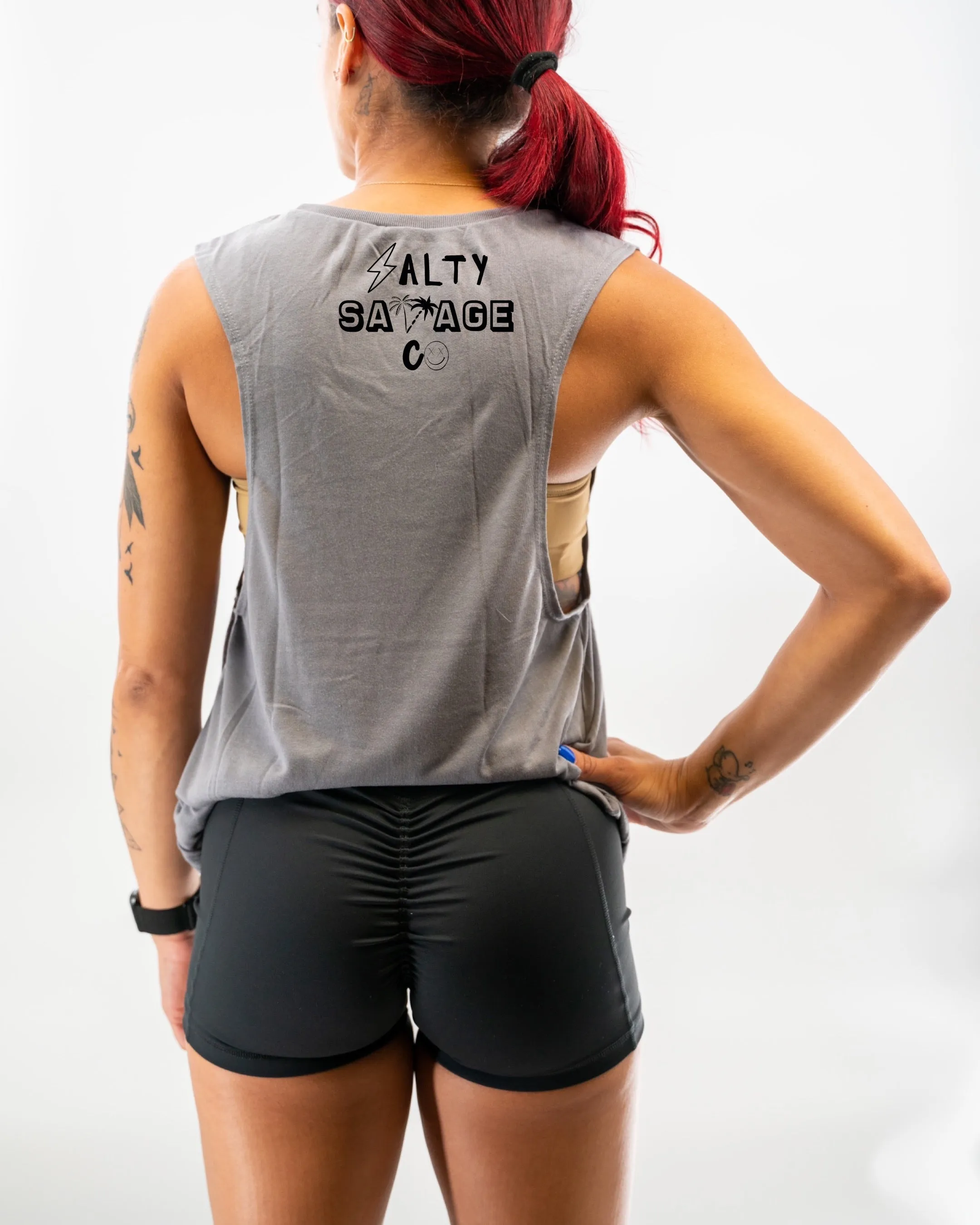 Salty Savage Ladies "Dead Inside" Muscle Tank