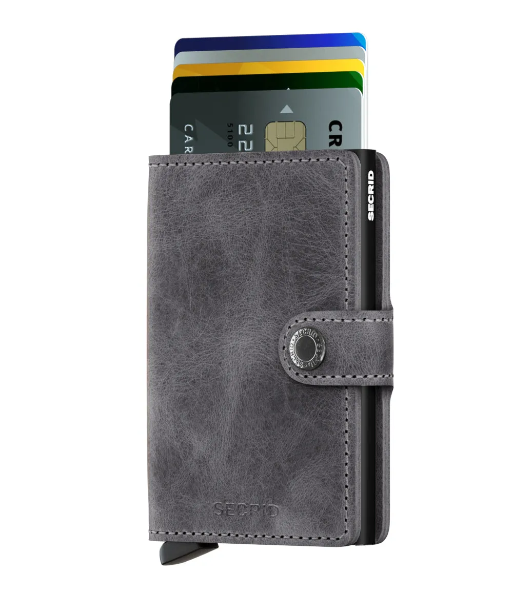 Secrid Miniwallet Vintage Grey-Black